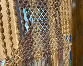 	#58	2 Panel Macramé Room Divider 72"H	 $50.00 				