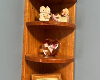 Handmade corner wall shelf!