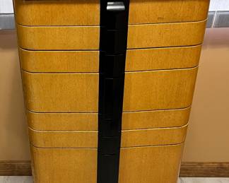 Art Deco antique medical cabinet.