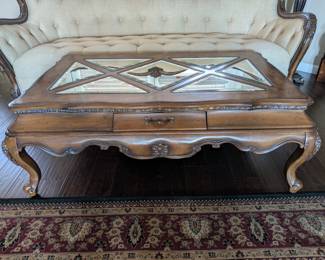 Michael Amini by Aico Coffee Table (two matching side tables also for sale)