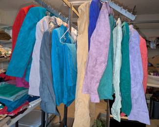 Shirts, mostly brand new for embroidery 