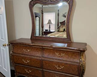 Imperial style Mirrored dresser
