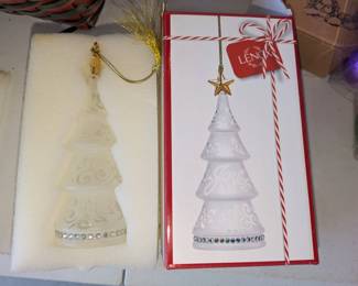Lenox Glass tree ornament