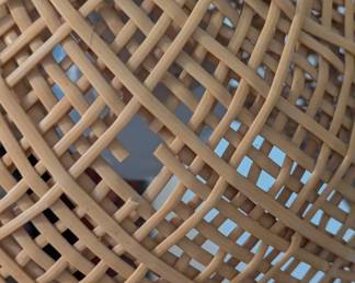 Small - barely noticeable damage on one shade