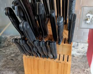 Ronco Knives set with block