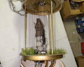 Vintage Rain Oil Lamp 'Mill' Not tested
