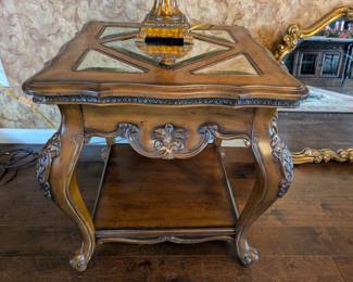 Michael Amini by Aico matching side table (pair)