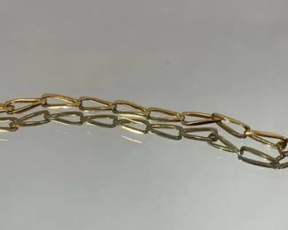 14K Gold Link Bracelet 