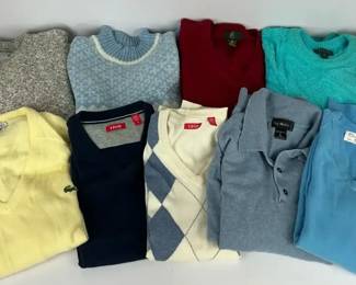Mens Sweater  Knitwear Lot  Izod, Lacoste, Christian Dior  More