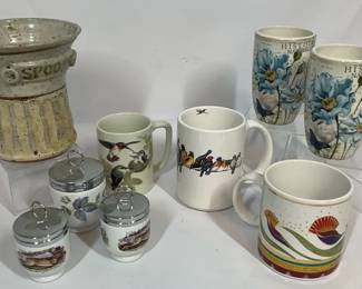 Decorative Mugs Ceramic Spoon Crock Set