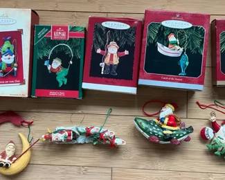 Miscellaneous Fishing, Ornaments And Hallmark Fishing Ornaments