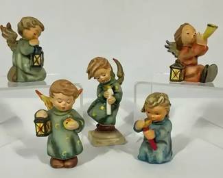 Charming Set of Vintage Goebel Angel Figurines from West Germany
