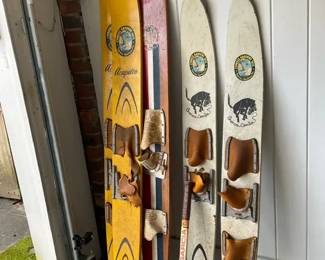 Vintage Water Ski Sets Tennis Racket 