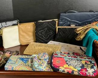 Small Handbags, Clutches, Hand Fans, And Gloves