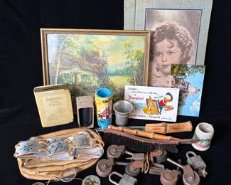 Eclectic Lot of Vintage Collectibles * Timberline Lodge * Disneyland * Scrapbook Unused and more
