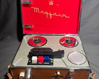 Vintage Mayfair Reel To Reel Recorder
