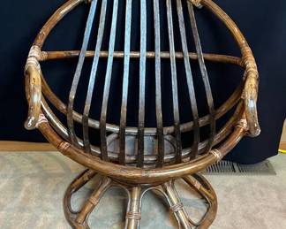 Ratan Papason Chair * Swivels * without Cushion
