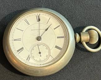Vintage Hampden Watch Co Pocket Watch * Silveroid 169063
