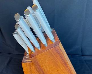 Cangshan 13 Piece Knife Set with Wood Block Storage
