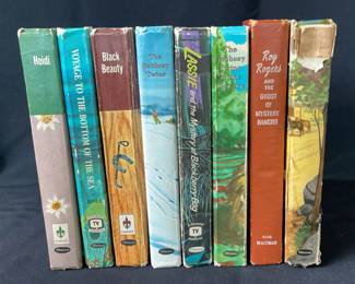 Lot Of Eight Vintage Children’s Hardback Books
