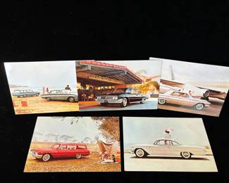 5 - 1961 Buick Auto Dealership Postcards * Dresslar -Waesche Buick and Opel
