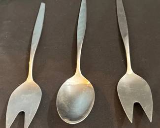 Mid Century Stainless Gustav ‘Anita’ 10” Swedish Utensils *
