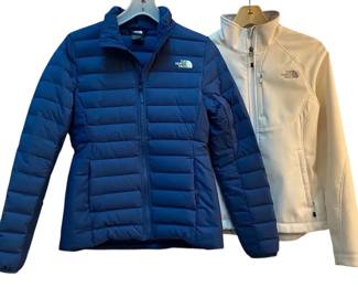 2 North Face Jackets (Women’s Small) *One Blue *One White
