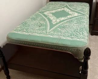 Antique Twin Pineapple Bed
