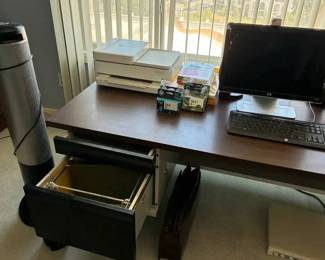 AR185Office Desk, Printer, Monitor And More