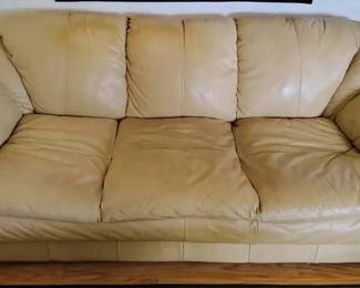 AR126Leather Sofa 