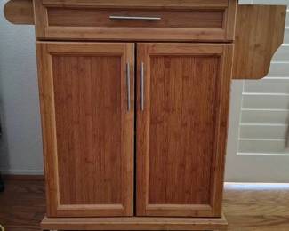 AR114Kitchen Island Cabinet on Casters