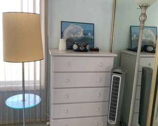 AR143Dresser, Floor Lamps  Fan