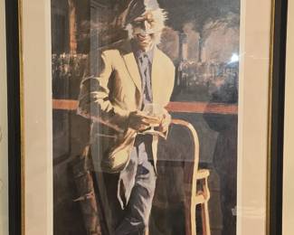 ALDO LUONGO "THE GOOD TIMES"  LIMITED EDITION LITHOGRAPH 10/100 