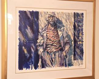 202/300 ALDO LUONGO LIMITED EDITION PRINT "SUMMER SMILE"