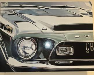 CHERYL KELLEY ORIGINAL OIL PAINTING "GREEN SHELBY" 