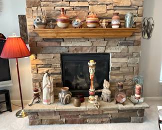 Mexican pottery and sculptures