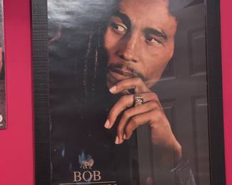 Several Bob Marley prints