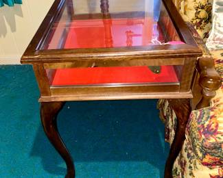 Shadow box end table. We have 2 of these