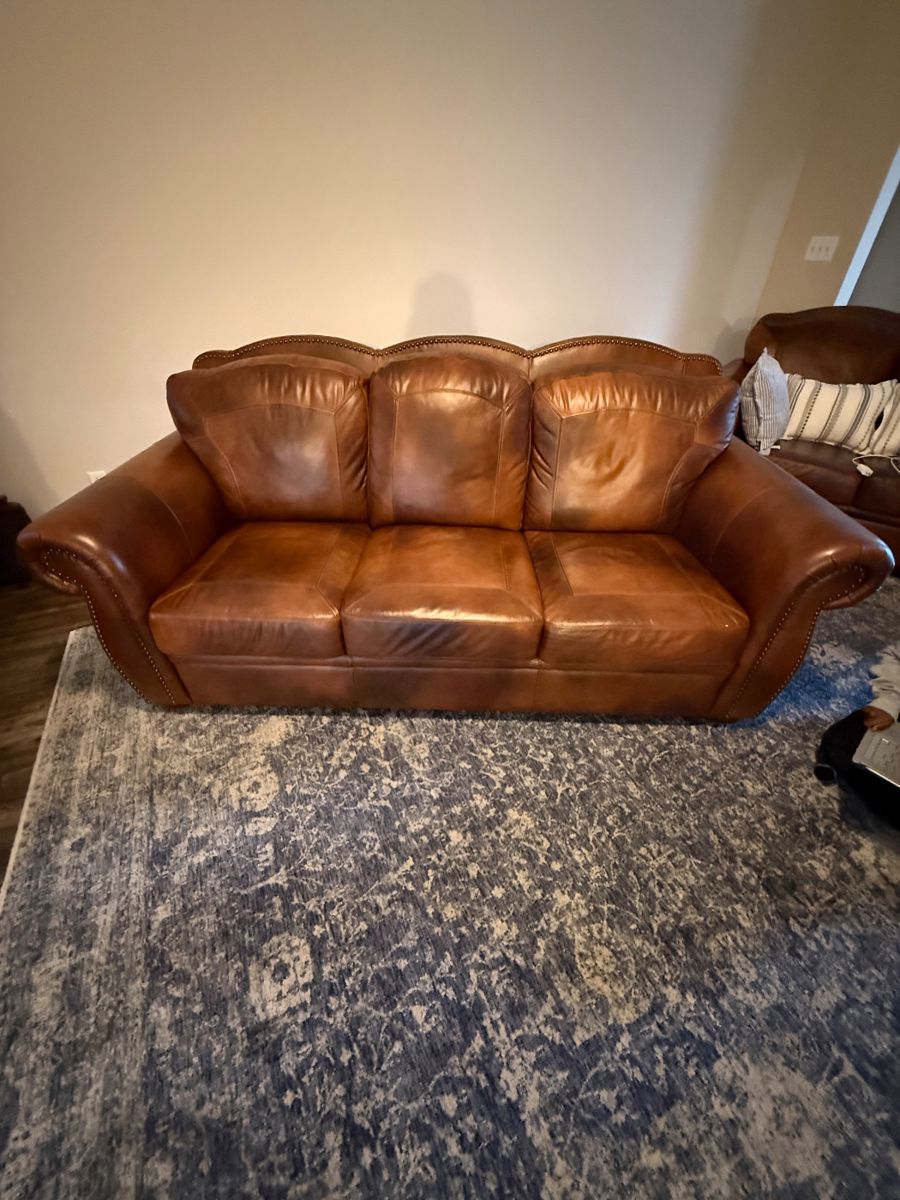 All leather couch - excellent condition 
$1000 