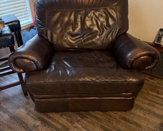 Leather oversized chair -$400 