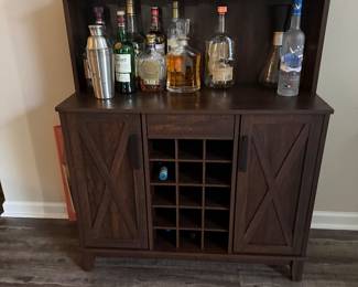 Coffee Bar/Bar Cabinet - $150