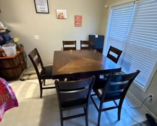 Dining Table & 6 chairs - $450

All wood 