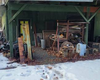 Yes Folks !! Another Huge Pole Barn In Back Of The First One And Full! 