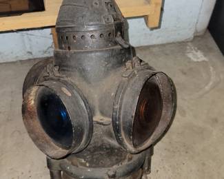 Vintage Railroad Latern(Chicago) No Cracks In All The Lenses 