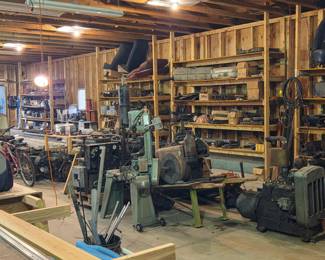 A commercial size wood planer by Omega.