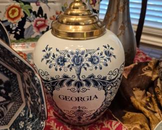 Georgia Tobacco Jar
