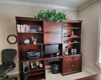 Hekman Bookcases and Desk Unit