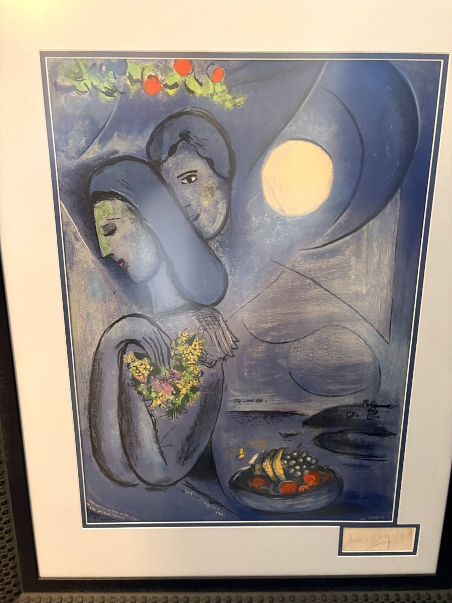 Saint-Jean-Cap-Ferrat by Marc Chagall Print 