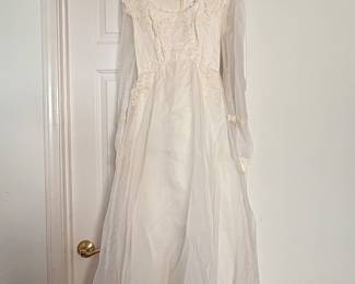 Vintage bridal gown