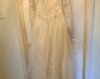 Vintage bridal gown